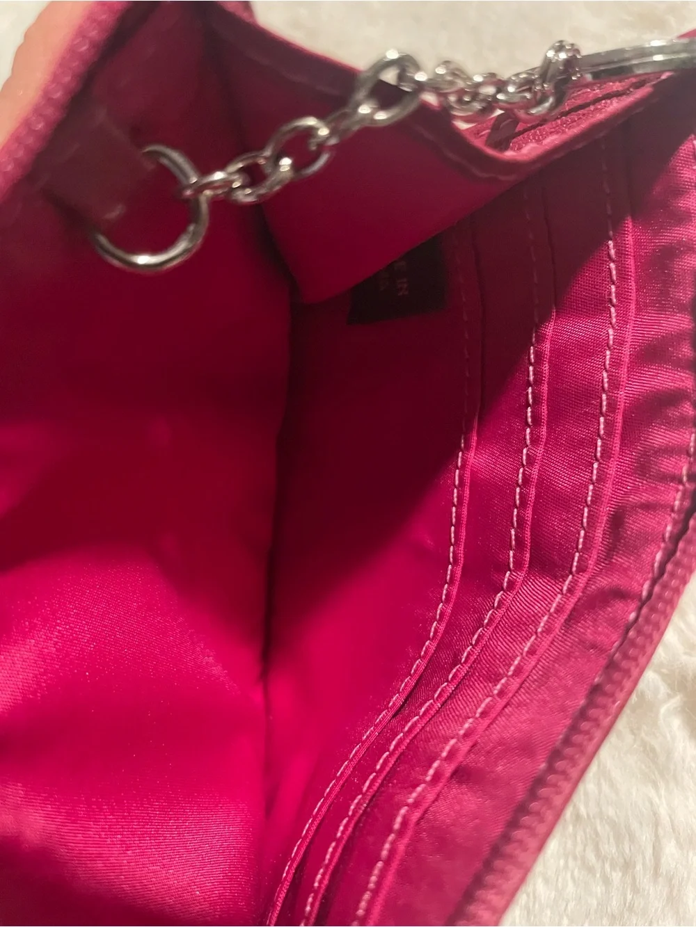Coach Vintage Poppy Signature Card Holder Key Chain